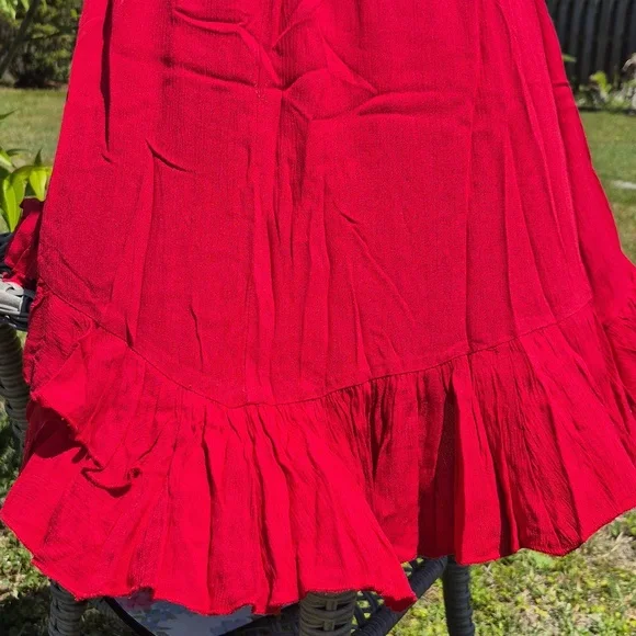 `ღ´- ♥ -`ღ´ Stunning Red Lace Front Dress `ღ´- ♥ -`ღ´ - Picture 15 of 17